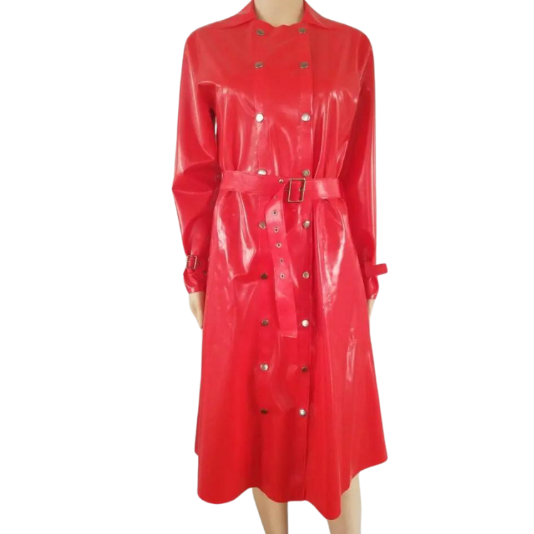 Real 100% Latex outlets Coat