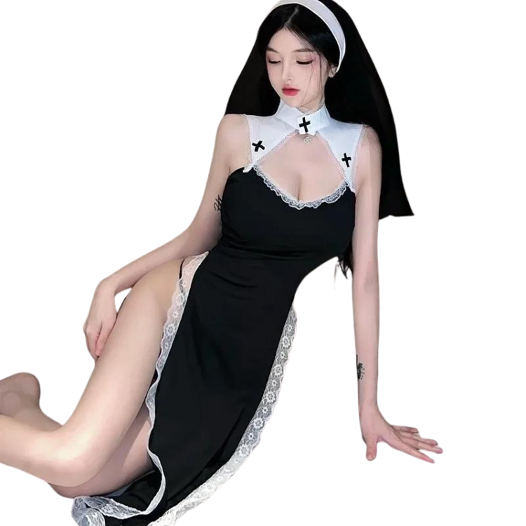 Holy chic online sexy nun costume