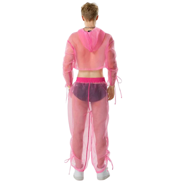 On Wednesdays We Wear Pink Crop & Pants Iconic Clubwear Set