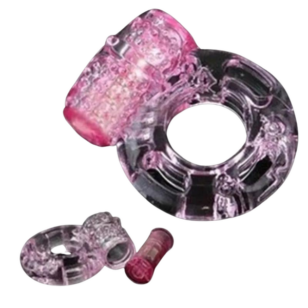Pink Vibrating Cock Ring