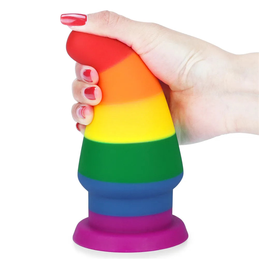 LGBT Rainbow Butt Plug Queer In The World: The Shop LGBT Rainbow Butt Plug Queer In The World: The Shop