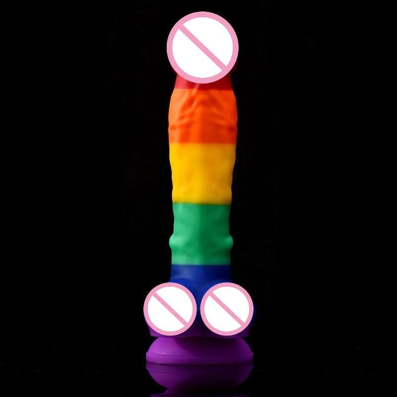 LGBT Pride Silicone Dildo / Sex Toy Queer In The World: The Shop LGBT Pride Silicone Dildo / Sex Toy Queer In The World: The Shop