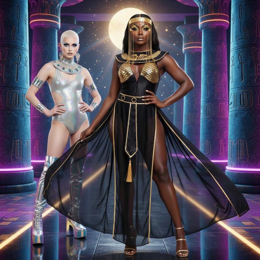 Ancient Egyptian Goddess Costume, M Ancient Egyptian Goddess Costume, M