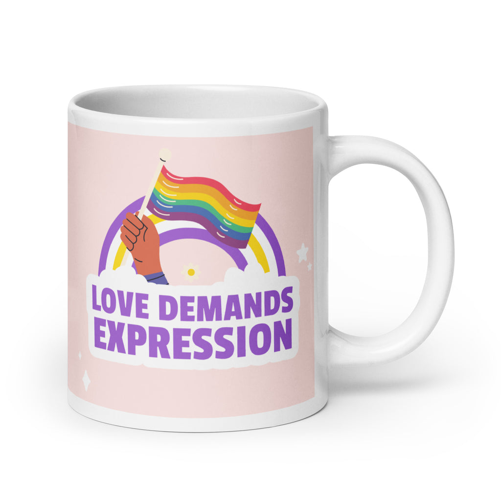 Love Demands Expression Mug