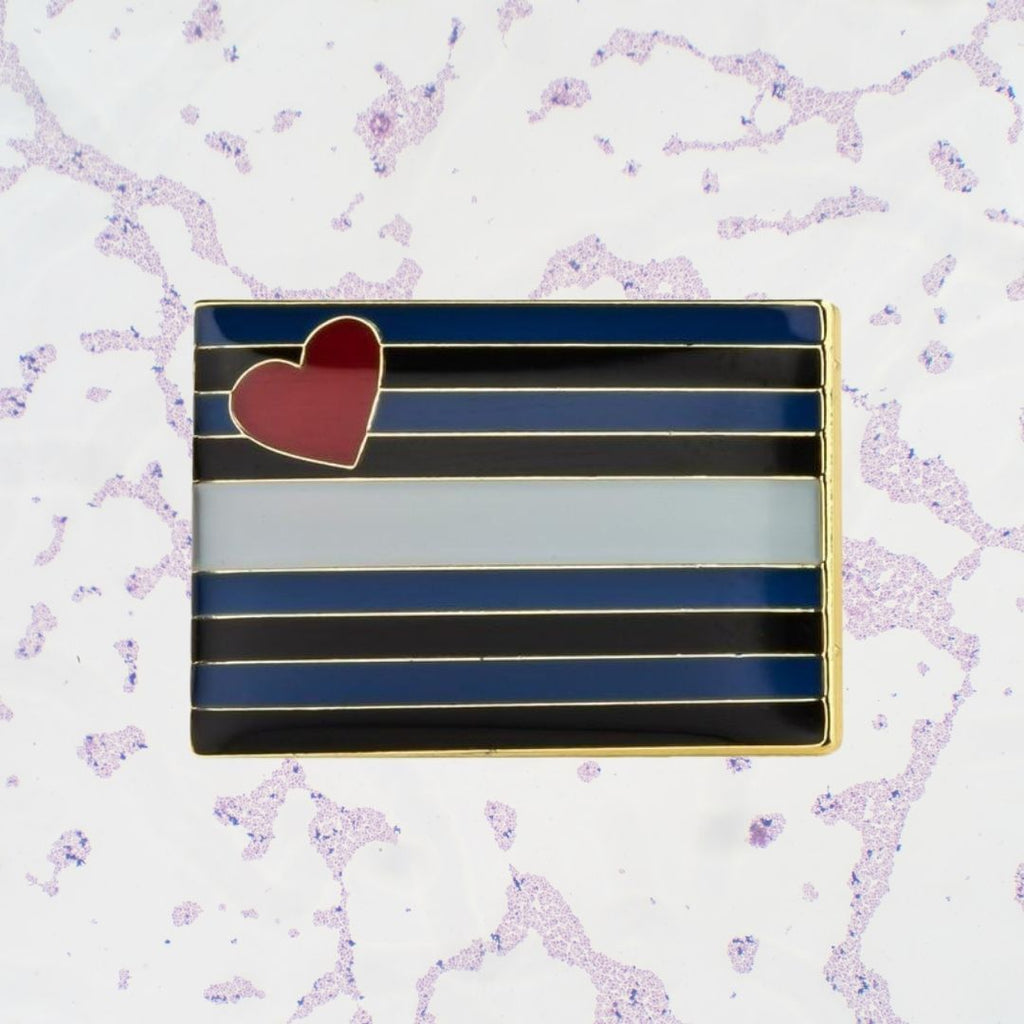  Leather Pride Enamel Pin by Queer In The World sold by Queer In The World: The Shop - LGBT Merch Fashion