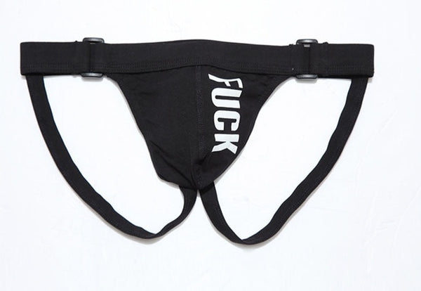 Blue F*CK Jockstrap by Queer In The World sold by Queer In The World: The Shop - LGBT Merch Fashion
