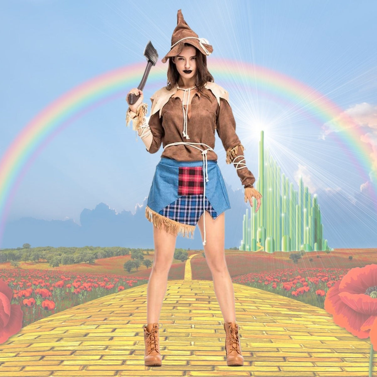 Wizard Of Oz Sexy Scarecrow Costume photo