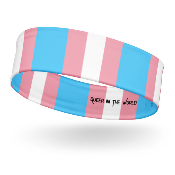  Transgender Pride Headband by Queer In The World Originals sold by Queer In The World: The Shop - LGBT Merch Fashion