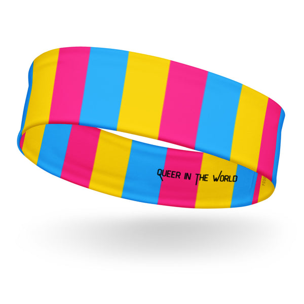  Pansexual Pride Headband by Queer In The World Originals sold by Queer In The World: The Shop - LGBT Merch Fashion