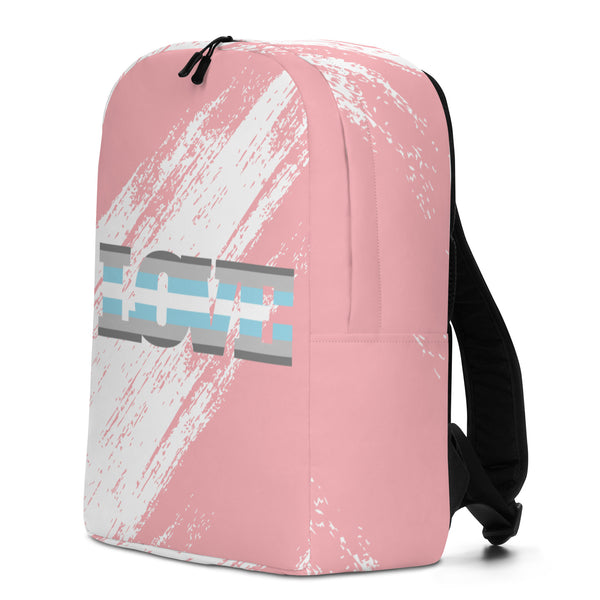  Demiboy Love Minimalist Backpack by Queer In The World Originals sold by Queer In The World: The Shop - LGBT Merch Fashion