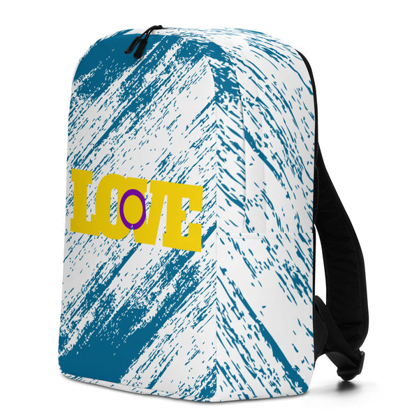  Intersex Love Minimalist Backpack by Queer In The World Originals sold by Queer In The World: The Shop - LGBT Merch Fashion