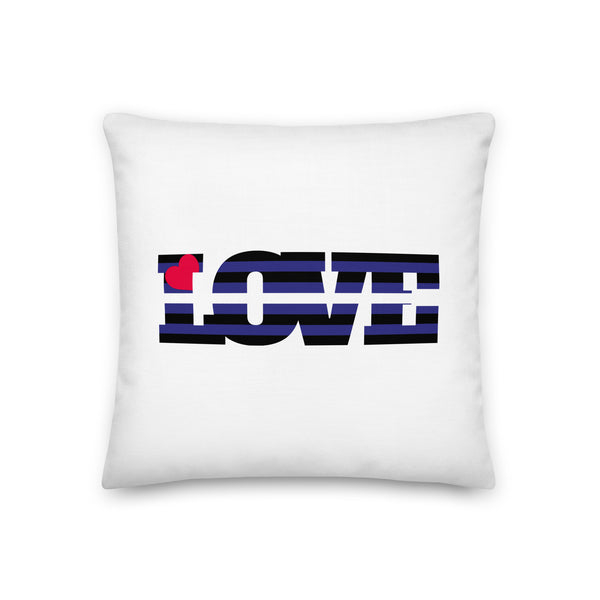  Leather Pride Love Pillow by Queer In The World Originals sold by Queer In The World: The Shop - LGBT Merch Fashion