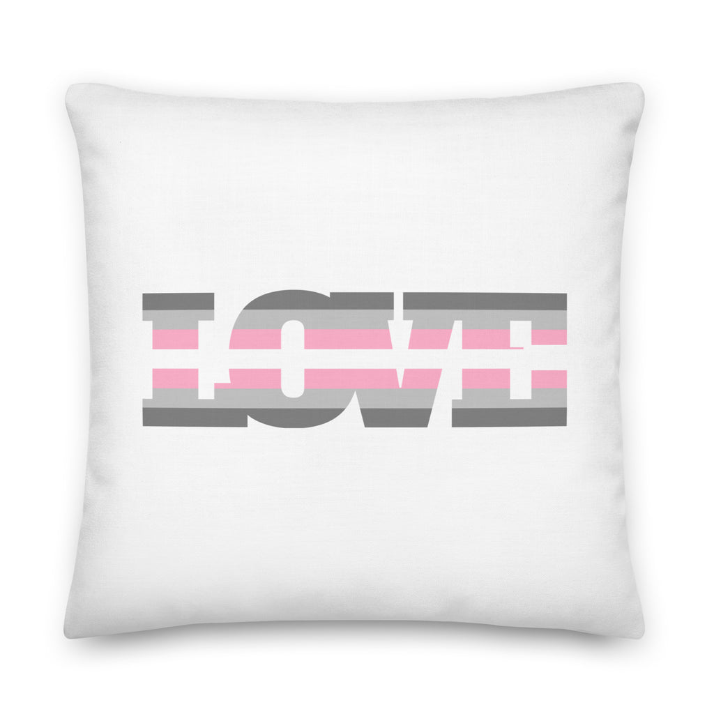  Demigirl Love Pillow by Queer In The World Originals sold by Queer In The World: The Shop - LGBT Merch Fashion