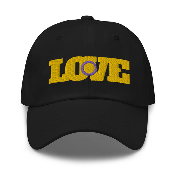 Black Intersex Love Cap by Queer In The World Originals sold by Queer In The World: The Shop - LGBT Merch Fashion