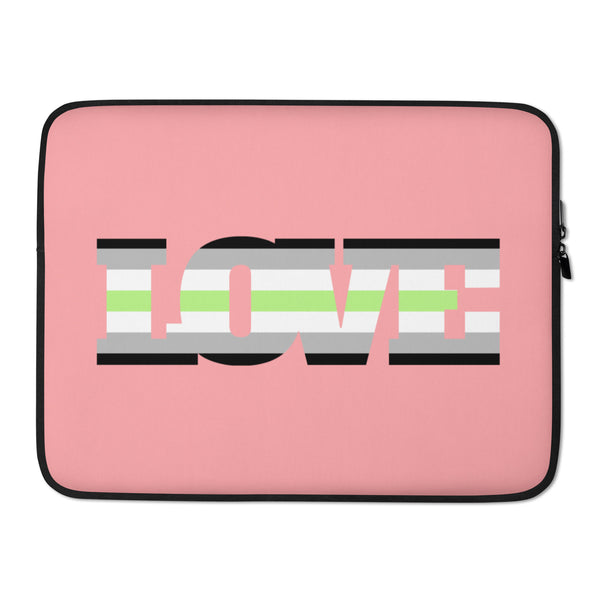  Agender Love Laptop Sleeve by Queer In The World Originals sold by Queer In The World: The Shop - LGBT Merch Fashion