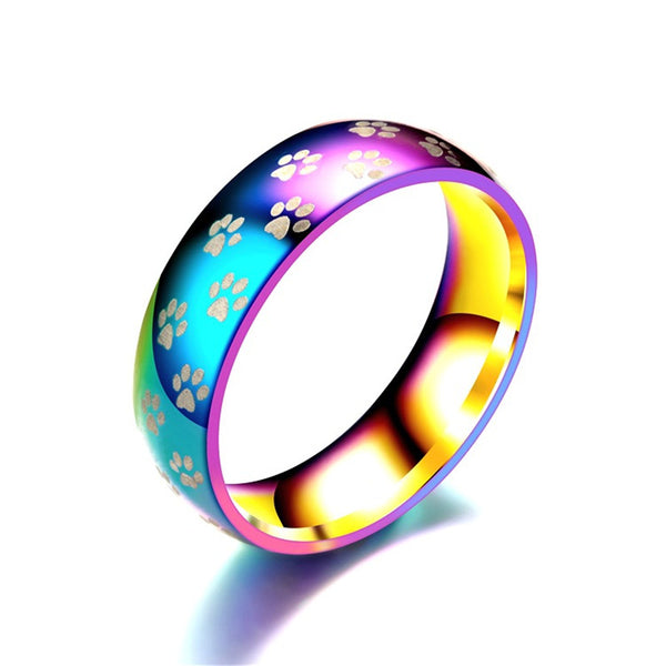  Pup Play Rainbow Ring by Queer In The World sold by Queer In The World: The Shop - LGBT Merch Fashion