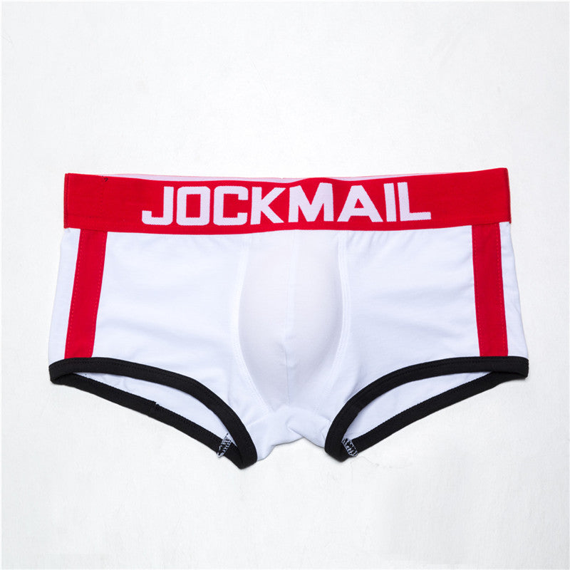 JOCKMAIL brand mens underwear boxers Trunks sexy Push up cup bulge