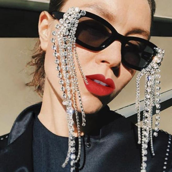  Rhinestone Tassel Sunglasses by Queer In The World sold by Queer In The World: The Shop - LGBT Merch Fashion