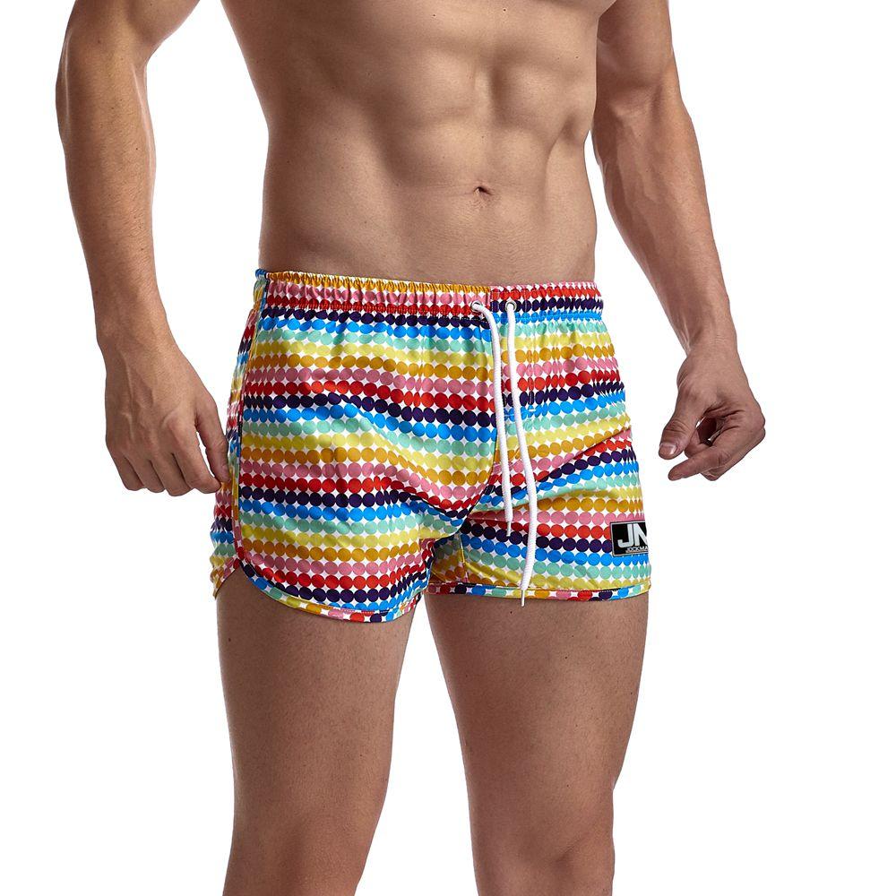  Jockmail Dots Of Colour Board Shorts by Queer In The World sold by Queer In The World: The Shop - LGBT Merch Fashion
