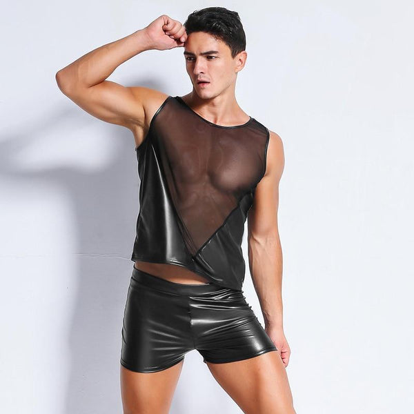  Black Mesh Fetish Top by Out Of Stock sold by Queer In The World: The Shop - LGBT Merch Fashion