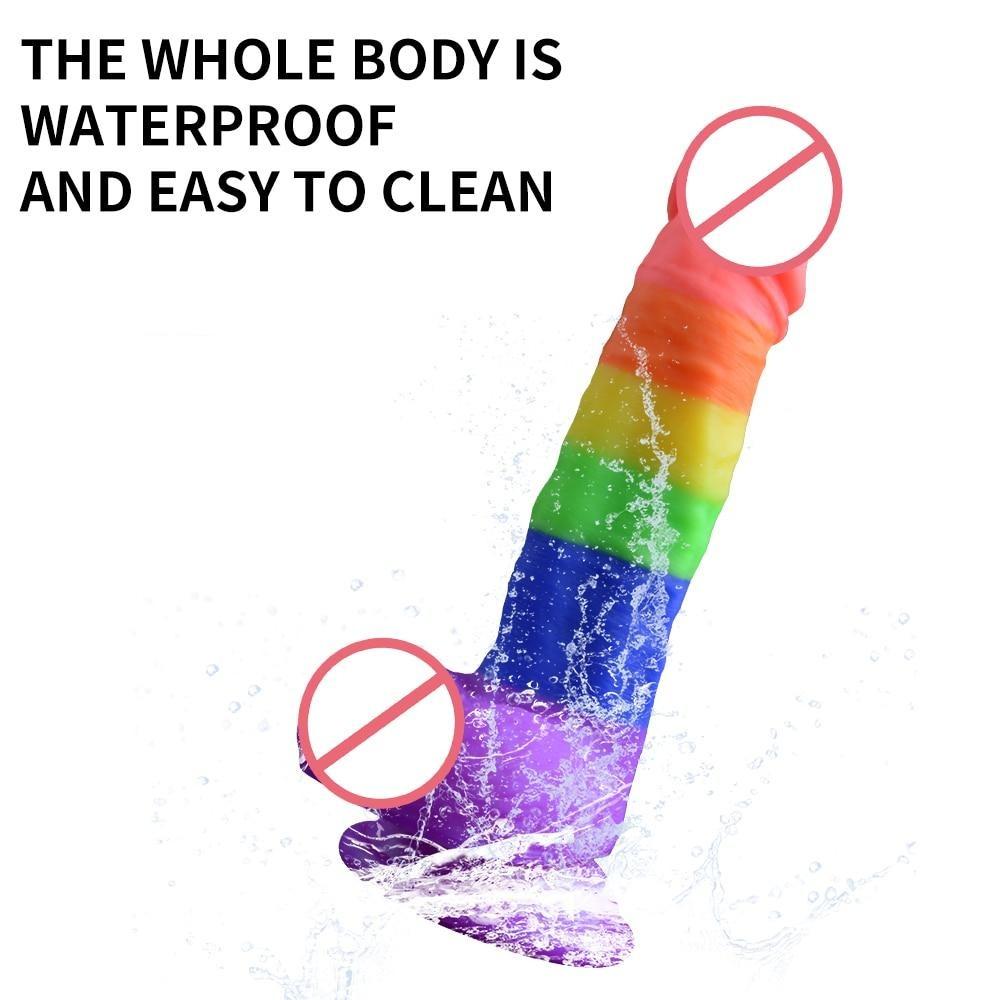 LGBT Pride Silicone Dildo / Sex Toy – Queer In The World: The Shop