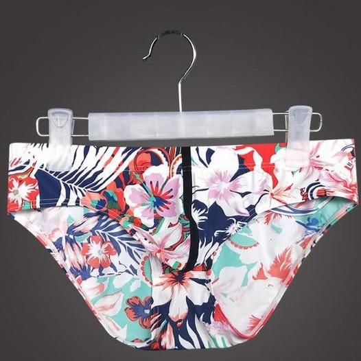 Light Floral Print Briefs