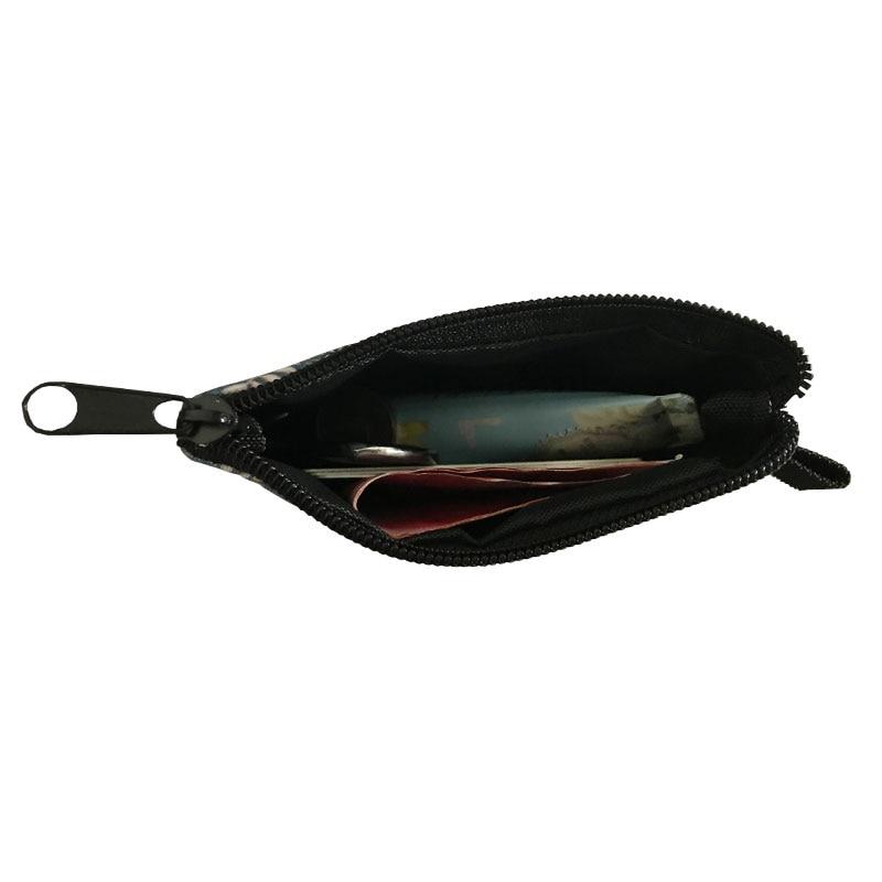 Zip Wristlet in Black with Rainbow LOVE