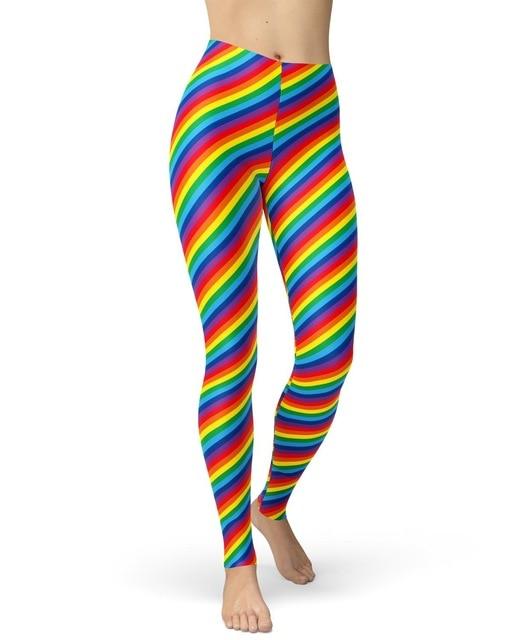  All-Stripes LGBT Pride Leggings by Queer In The World sold by Queer In The World: The Shop - LGBT Merch Fashion