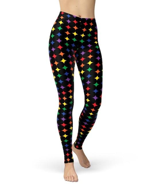  Diamonds LGBT Pride Leggings by Queer In The World sold by Queer In The World: The Shop - LGBT Merch Fashion