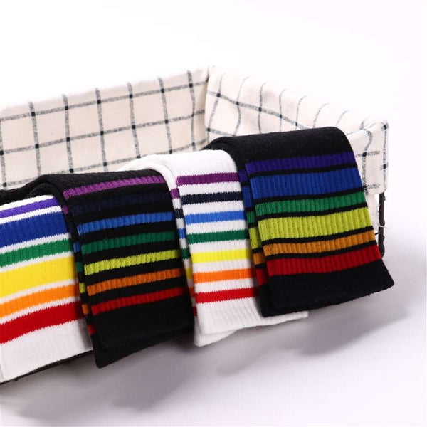  Rainbow Pride Socks by Queer In The World sold by Queer In The World: The Shop - LGBT Merch Fashion