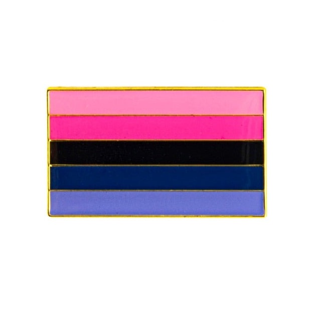 Omnisexual Flag Enamel Pin by Queer In The World sold by Queer In The World: The Shop - LGBT Merch Fashion