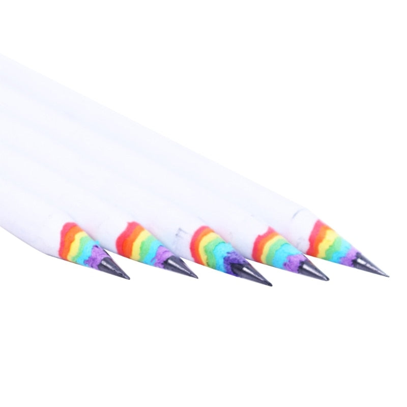 Set Of 5 Rainbow Pride 2B Pencils – Queer In The World: The Shop