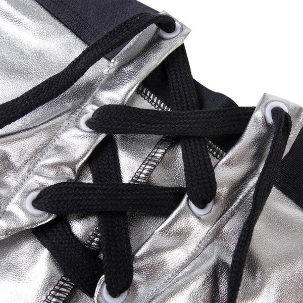 Black Super Booty Drawstring PU Leather Boxers by Out Of Stock sold by Queer In The World: The Shop - LGBT Merch Fashion