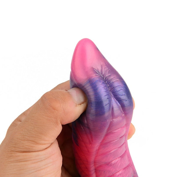 Pink Purple Yellow Dragon Tongue Dildo by Queer In The World sold by Queer In The World: The Shop - LGBT Merch Fashion