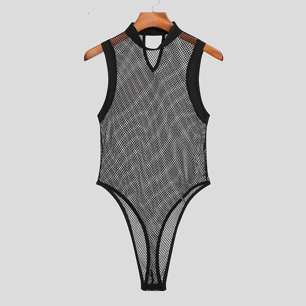  Black Mesh Bodysuit by Queer In The World sold by Queer In The World: The Shop - LGBT Merch Fashion