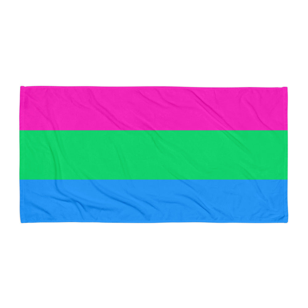 Polysexual Pride Flag Towel Queer In The World The Shop 0100