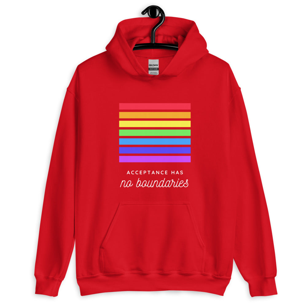 Acceptance Has No Boundaries Unisex Hoodie – Queer In The World: The Shop