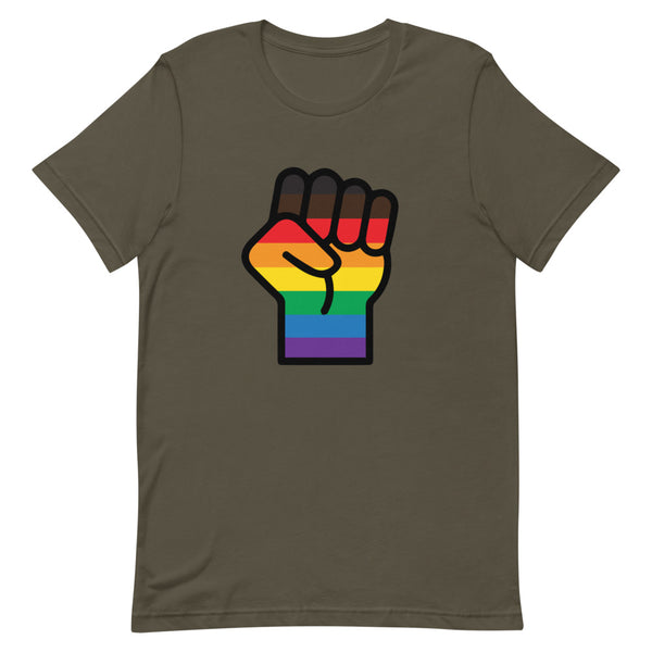 Army BLM LGBT Resist T-Shirt by Queer In The World Originals sold by Queer In The World: The Shop - LGBT Merch Fashion