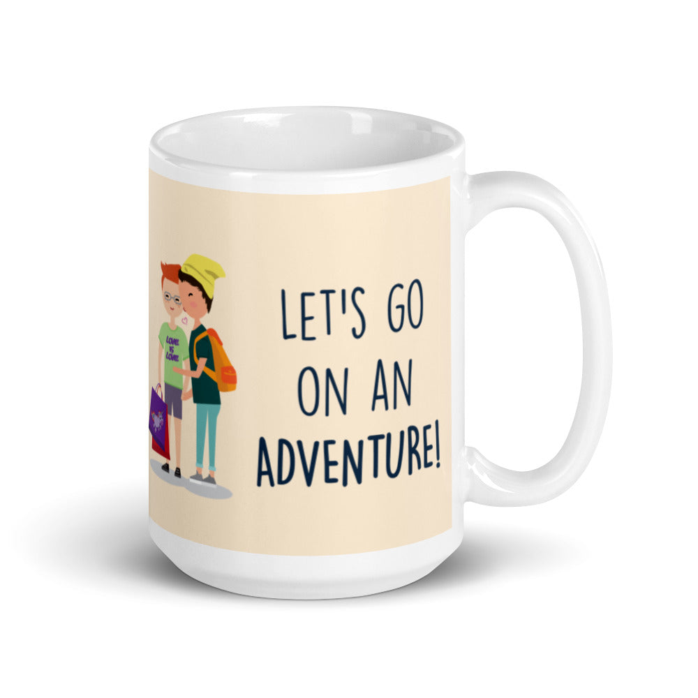 Let's Go on an Adventure Handmade Mugs