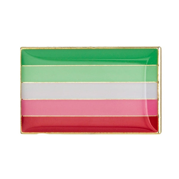 Abrosexual Pride Flag Enamel Pin