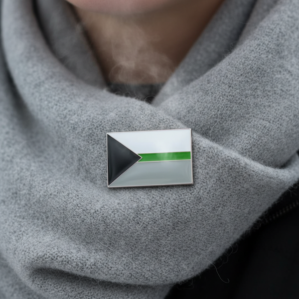 Demiromantic Pride Flag Enamel Pin