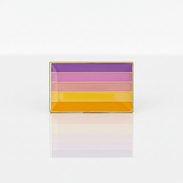 Trixic / Orbisian Pride Flag Enamel Pin