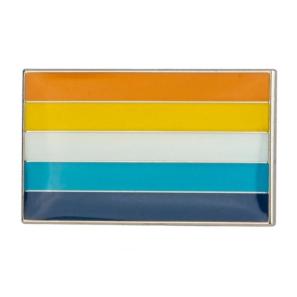 Aroace (Aromantic Asexual) Pride Flag Enamel Pin