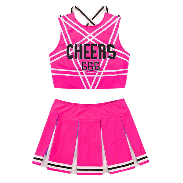 666 Cheers Cheerleading 2-Piece Outfit