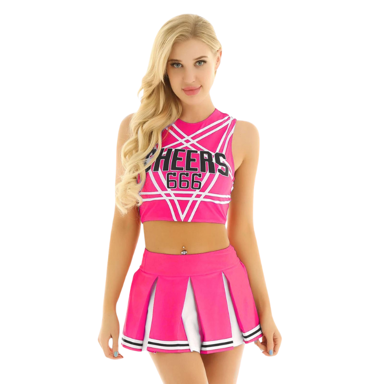 666 Cheers Cheerleading 2-Piece Outfit