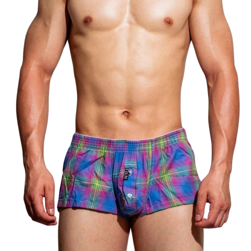 Acid Plaid Boxer Shorts