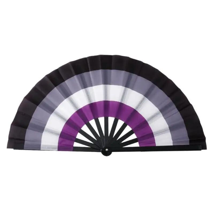 Asexual Pride Folding Fan