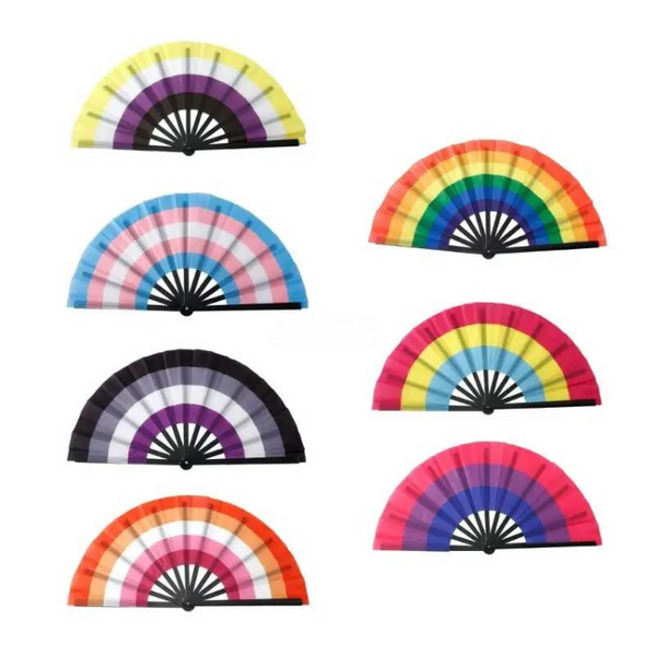 Asexual Pride Folding Fan