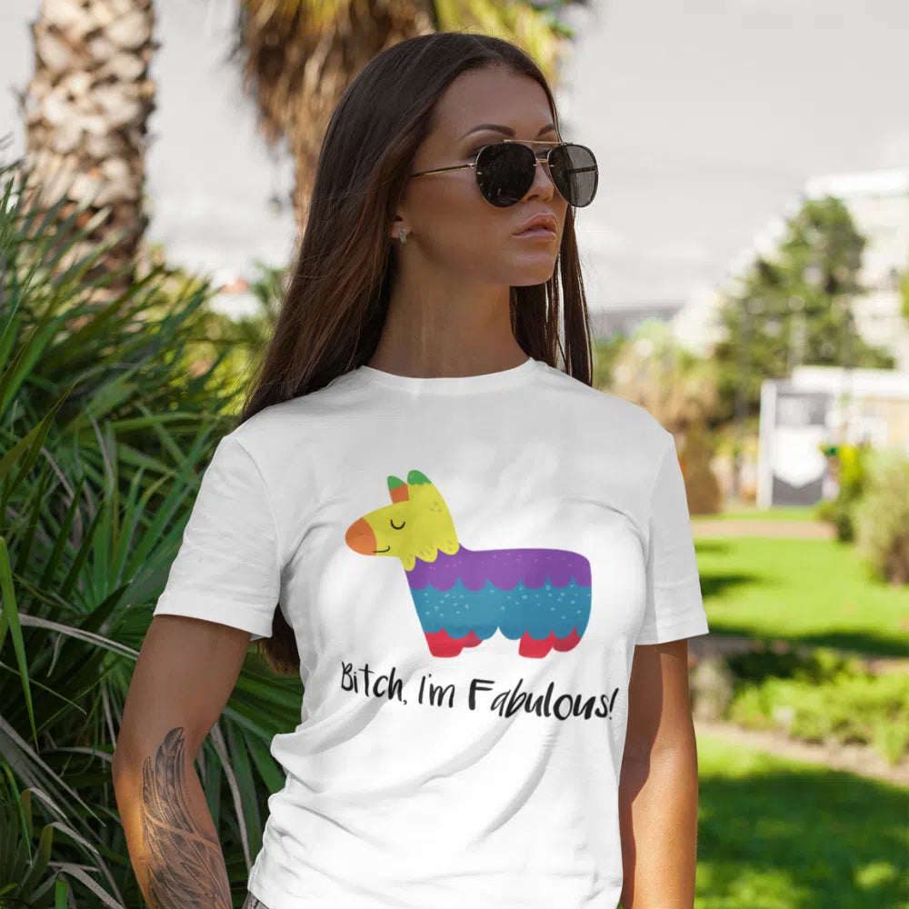 Sport Grey Bitch I'm Fabulous! T-Shirt by Queer In The World Originals sold by Queer In The World: The Shop - LGBT Merch Fashion