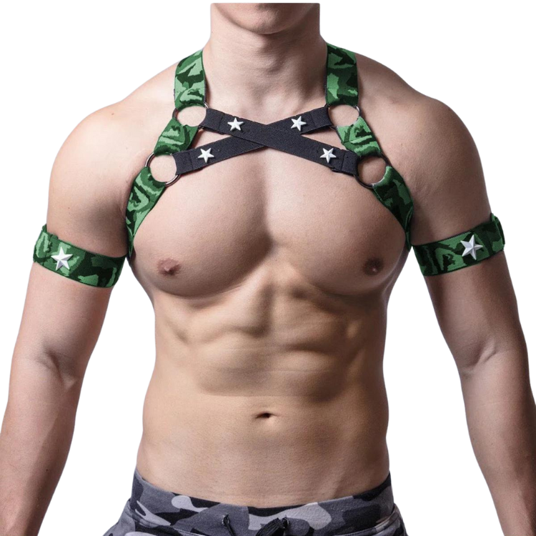 Camouflage Gogo Muscle Harness